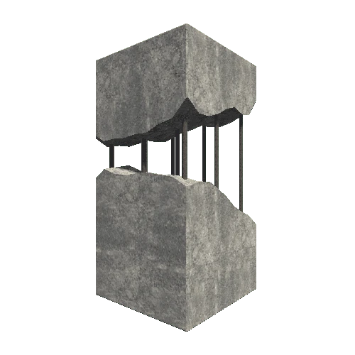 Concrete Column Broken 1 Type 4 Static